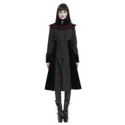 kabát dámský DEVIL FASHION - Black - CT20501