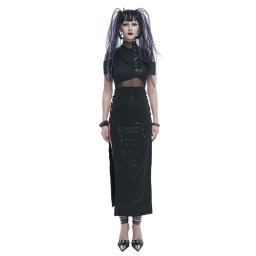 šaty dámské DEVIL FASHION - Black - SKT170