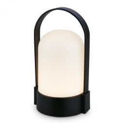 BRILONER Asa stolní lampička - 1W, 50lm, bezdrátová, LED, stmívatelné, teplá bílá, černá 7544015
