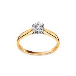 Okouzlující zásnubní prsten s diamantem Sun BSBR086B