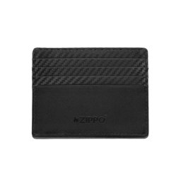 Kožené pouzdro na karty Zippo Carbon 44193