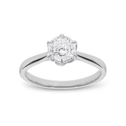 Zásnubní prsten Jayde s lab-grown diamantem, bílé zlato 14K IZLG1518A