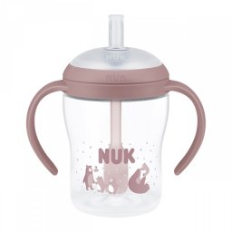 Kojenecká láhev NUK Perfect Match na učení s brčkem BEAR 150 ml