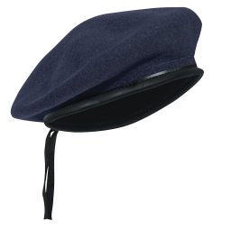 Baret MONTY vlněný TMAVĚ MODRÝ vel. M