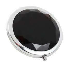 Gaira® Kosmetické zrcátko Crystal 7723, Barva černá