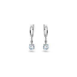 Visící náušnice s akvamaríny Laney 2,27 ct DIHU092AN