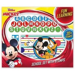JIRI MODELS Školní set s razítky Mickey a závodníci