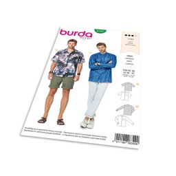 Střih Burda 6349 - Pánská košile