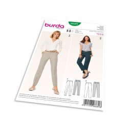 Střih Burda 6689 - Cigaretové kalhoty, kalhoty s puky
