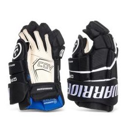 Hokejové rukavice Warrior Covert QR6 Team JR černá 11 palců = výška postavy 140-152cm
