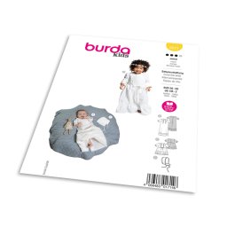 Střih Burda 9221 - Dětské křtinové šaty a čepice