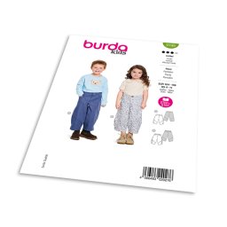 Střih Burda 9199 - Dětské harémové kalhoty