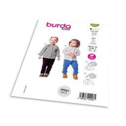 Střih Burda 9203 - Dětská bunda s volánky