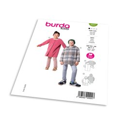 Střih Burda 9207 - Dětský kabát