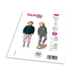 Střih Burda 9208 - Dětské běžecké kalhoty