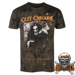 tričko pánské Ozzy Osbourne - Mean It - Onix Kaki - METALSHOP ORIGINALS - 22396
