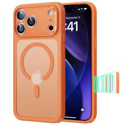 ESR Classic Hybrid Magnetic MagSafe pro iPhone 17 Pro Max - Frosted Orange