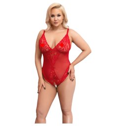 Cottelli Curves - prsvitn krajkov body (erven)