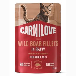 Carnilove Cat Pouch Wild Boar & Chamomile 85g