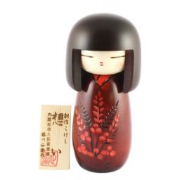 Japonská panenka Kokeshi Omoi 16,5 cm