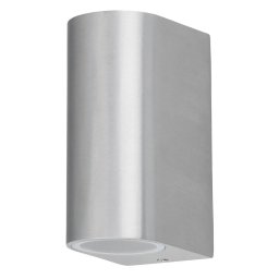 Rabalux venkovní nástěnné svítidlo Chile GU10 2x MAX 35W polírovaný hliník IP44 8034
