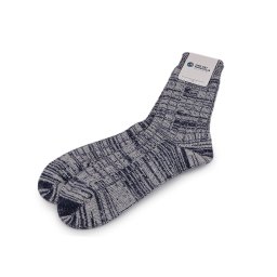 Vlněné ponožky mongolské unisex, barva 1 modrá tmavá šedá