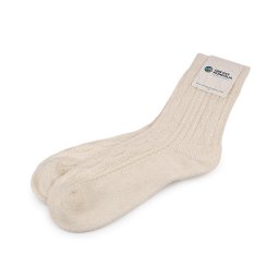 Vlněné ponožky mongolské unisex, barva 1 krémová nejsvět.
