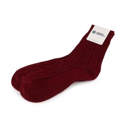 Vlněné ponožky mongolské unisex, barva 3 bordó