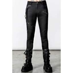 kalhoty unisex KILLSTAR - Decimation Jeans - Black - KSRA004415