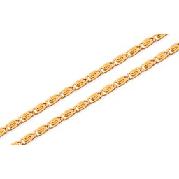 Zlatý řetízek Snail 3 mm IZ18128