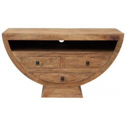 indickynabytek.cz - TV stolek Jali 120x65x45 z indického masivu palisandr / sheesham