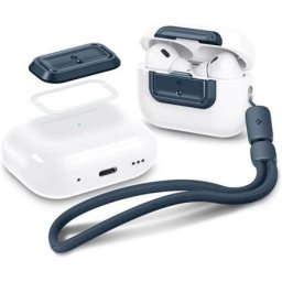 Spigen Lock Fit M pouzdro AirPods Pro (2nd/1st Gen) modré
