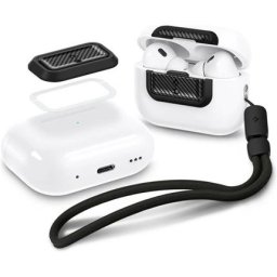 Spigen Lock Fit M pouzdro AirPods Pro (2nd/1st Gen) karbon