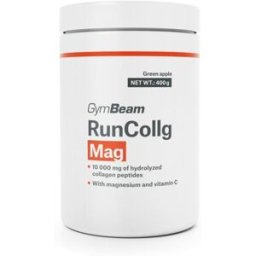 GymBeam RunCollg Mag 400 g, zelené jablko