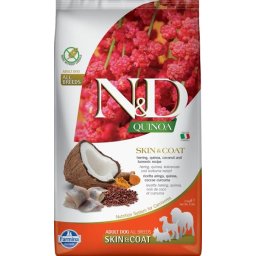 N&D Dog GF Quinoa Skin&Coat All Breed sleď kokos 2,5 kg
