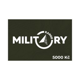 MILITARY RANGE dárkový poukaz MR 5000 Kč