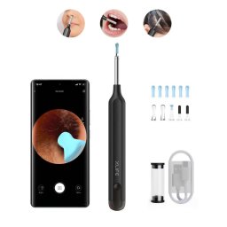 Čistič uší (ušního mazu) + bezdrátová orální kamera FULL HD s Wifi (App na mobil)
