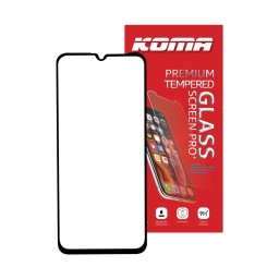 KOMA Tvrzené sklo Full Cover pro Samsung A13, zaoblení 3D, tvrdost 9H