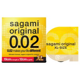 Sagami Original 0,02 XL - kondom - extra velk - 61mm (1ks)
