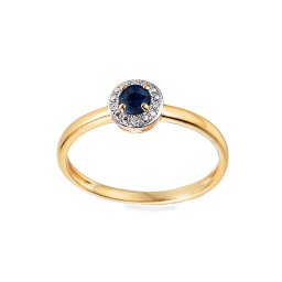 Prsten se safírem a diamanty Armonda IZBR586Z