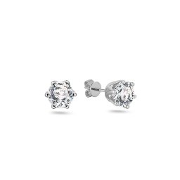 Náušnice Vivienne s lab-grown diamanty, bílé zlato IZLG1479A