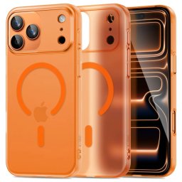Tech-Protect MagSlim MagSafe, iPhone 17 Pro Max - Matné oranžové