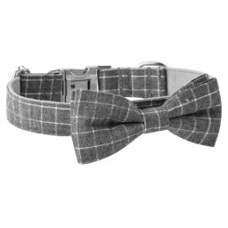Gaira® Motýlek pro psa P299 Grey, Velikost M