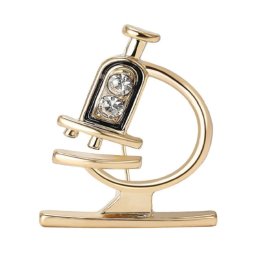 Gaira® Brož Microscope 3739, Barva zlatá