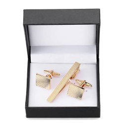 Gaira® Manžetové knoflíčky a spona na kravatu 70941, Barva zlatá