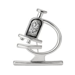 Gaira® Brož Microscope 3739, Barva stříbrná
