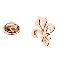 Gaira® Brož do klopy Lilie 35080, Barva rose-gold