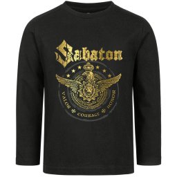 tričko dětské s dlouhým rukávem Sabaton - Wings of Glory - Black - METAL-KIDS - 818.36.8.999