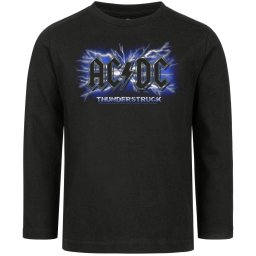 tričko dětské s dlouhým rukávem AC/DC - Thunderstruck - Black - METAL-KIDS - 615.36.8.999