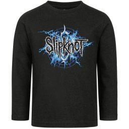 tričko dětské s dlouhým rukávem Slipknot - Electric Blue - Black - METAL-KIDS - 482.36.8.999